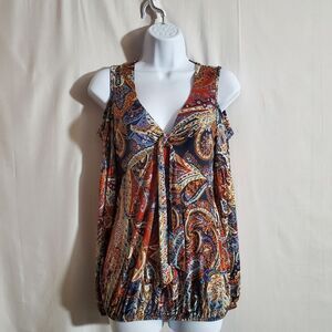 Venus | Cold Shoulder Long Sleeve Top | Size XS